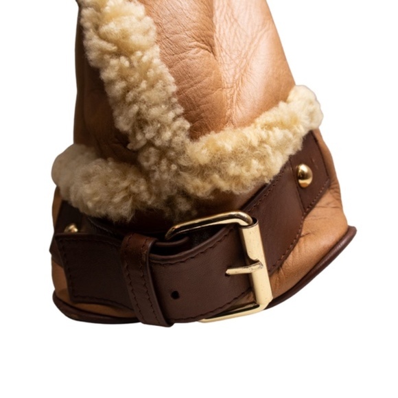 Rachael Ruddick Buttersoft Leather & Shearling Convertible Handbag - Picture 11 of 16